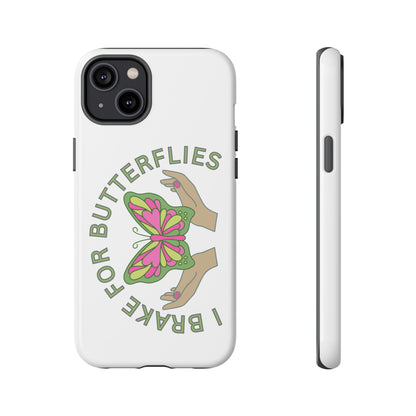 Phone Cases - 'I brake for butterflies' Love for Butterflies and Nature Conservation