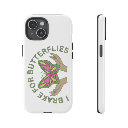 Phone Cases - 'I brake for butterflies' Love for Butterflies and Nature Conservation