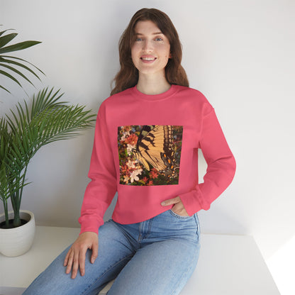 Swallowtail Butterfly Sweatshirt - Whimsical Nature Lover Gift