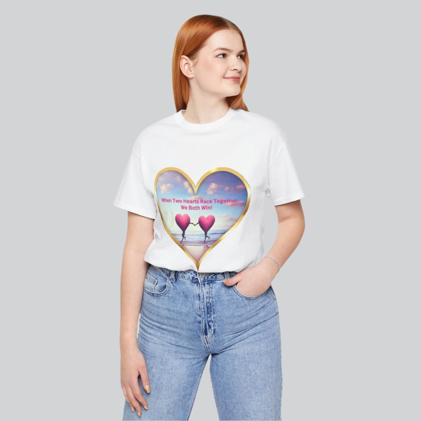 Short Sleeve Tee - Cute Whimsical Love Quote Design