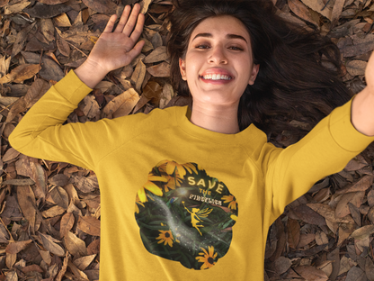 Fairy And Firefly Nature Inspired Sweatshirt - 'Save the Fireflies' Quote