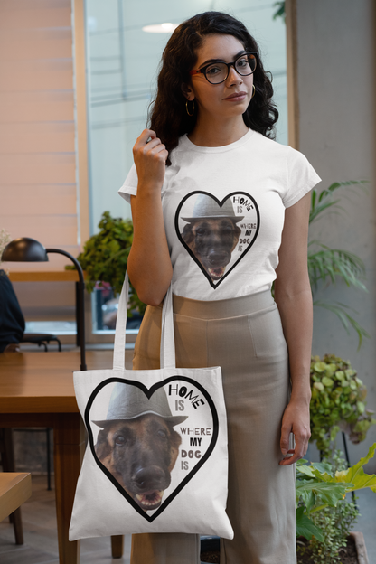 Home Is Where My Dog Is Tote Bag - Perfect for Dog Lovers