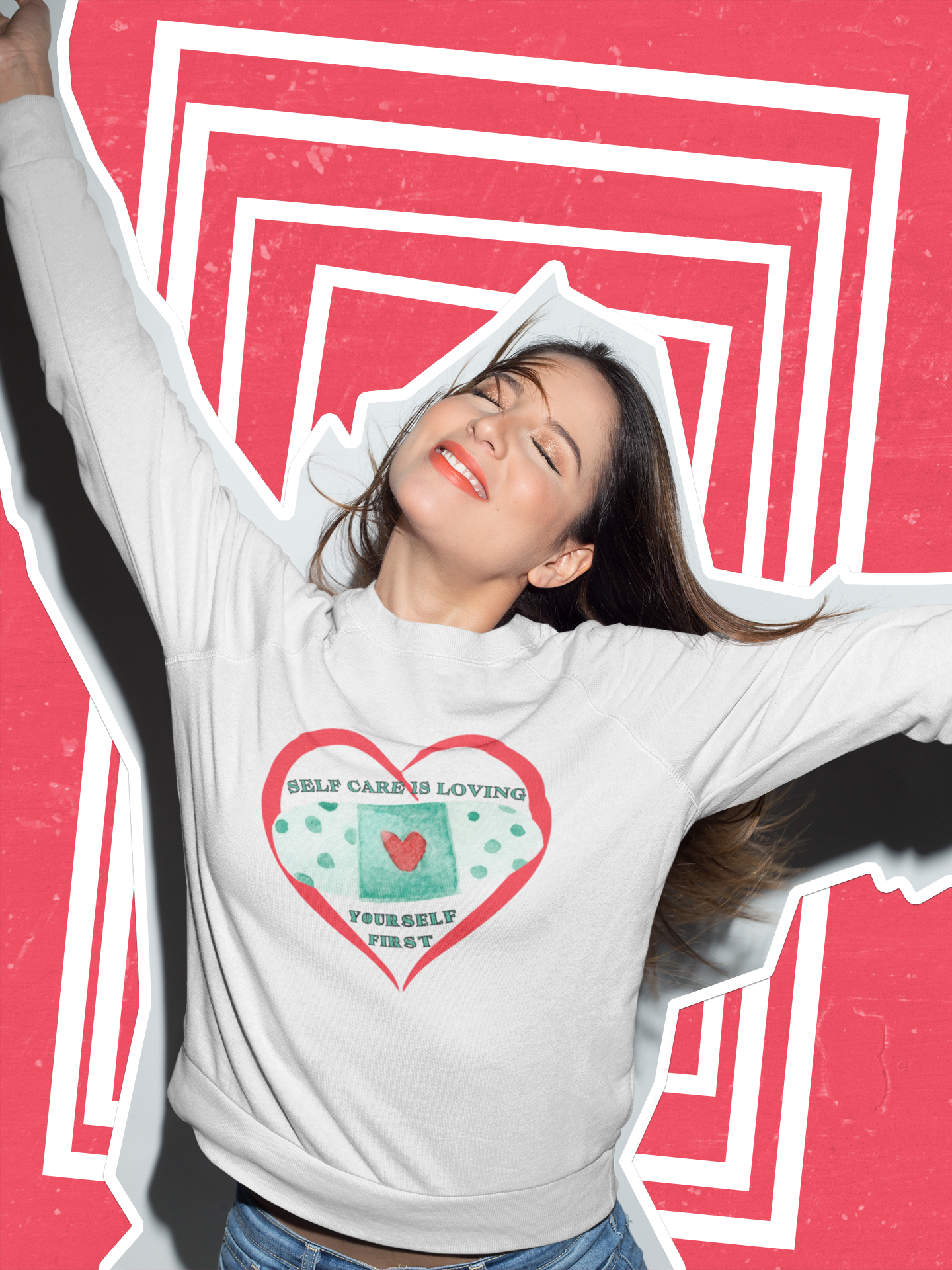 Crewneck Sweatshirt - Self Care Is Loving Yourself First