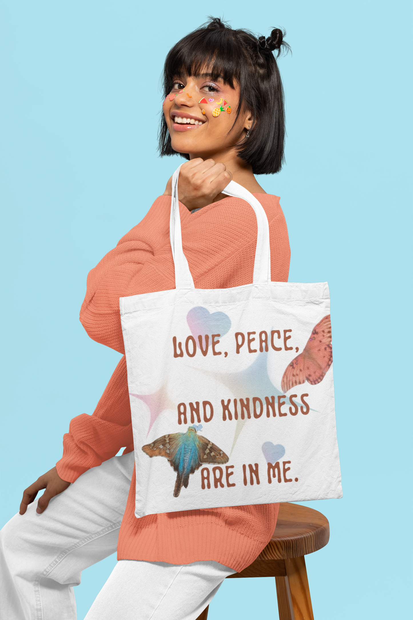 Love, Peace, Kindness - Tote Bag